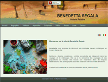Tablet Screenshot of benedettasegala.com